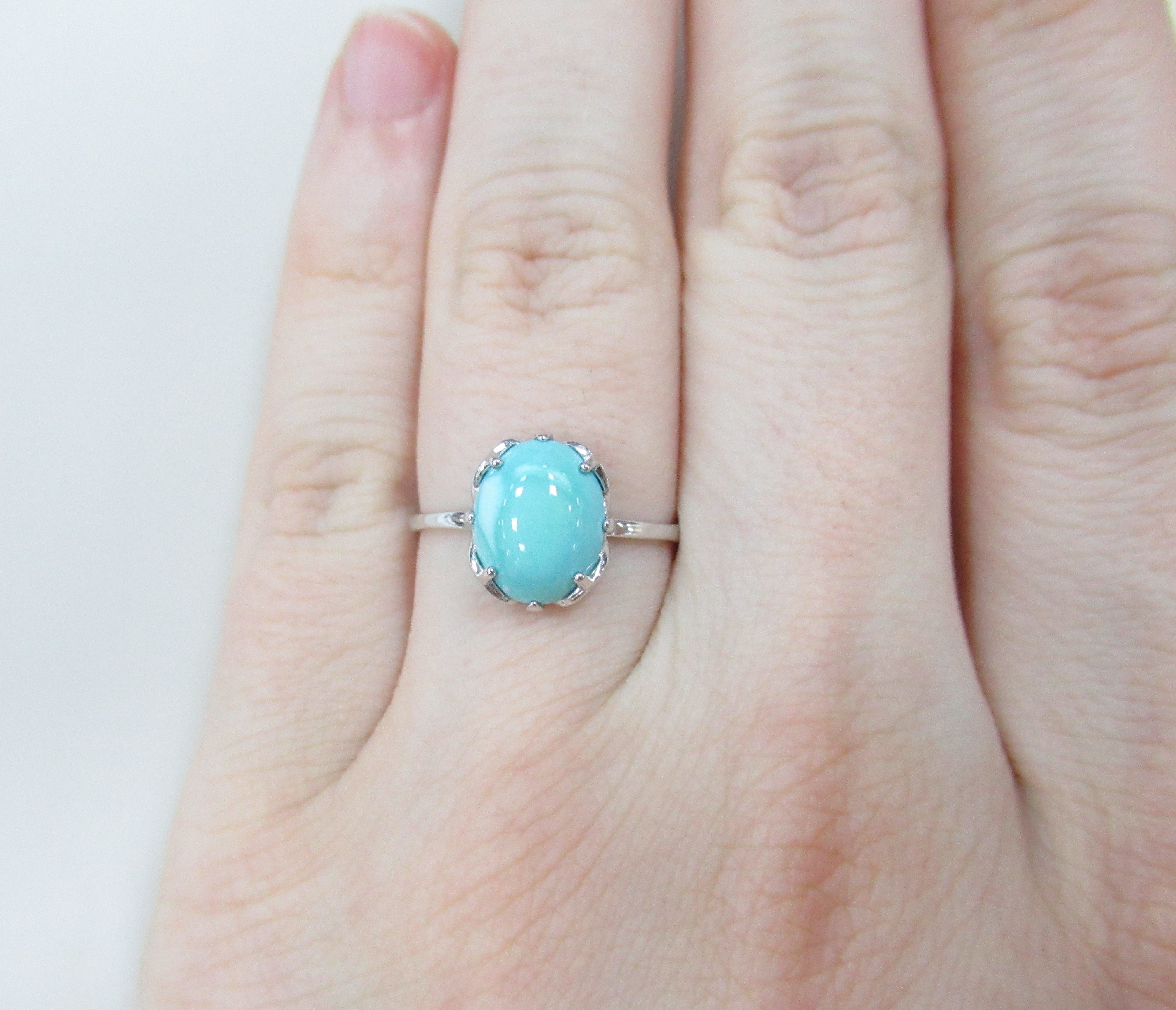 Серебряное кольцо с бирюзой